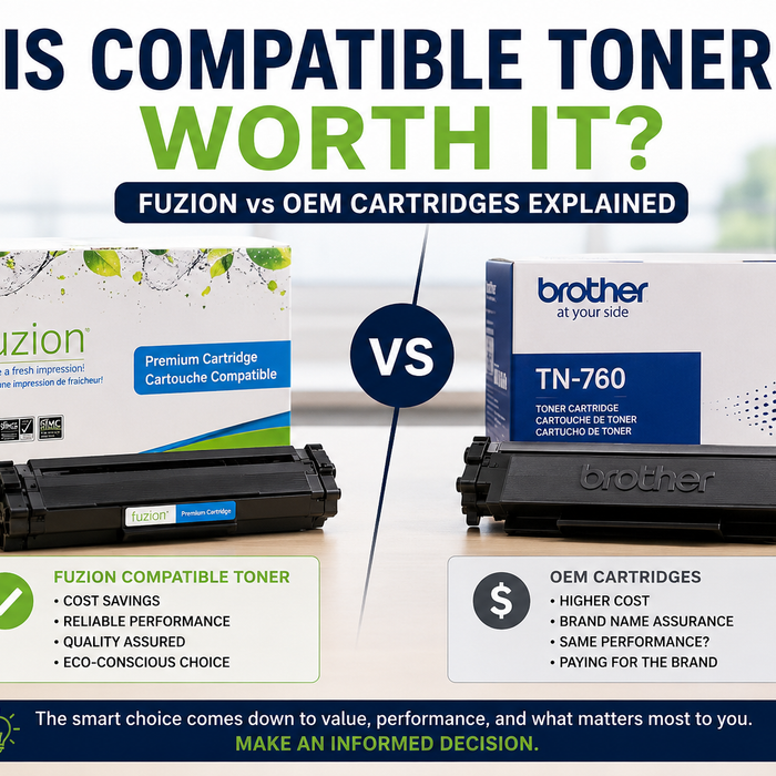 Is Compatible Toner Worth It? Fuzion vs OEM Cartridges Explained