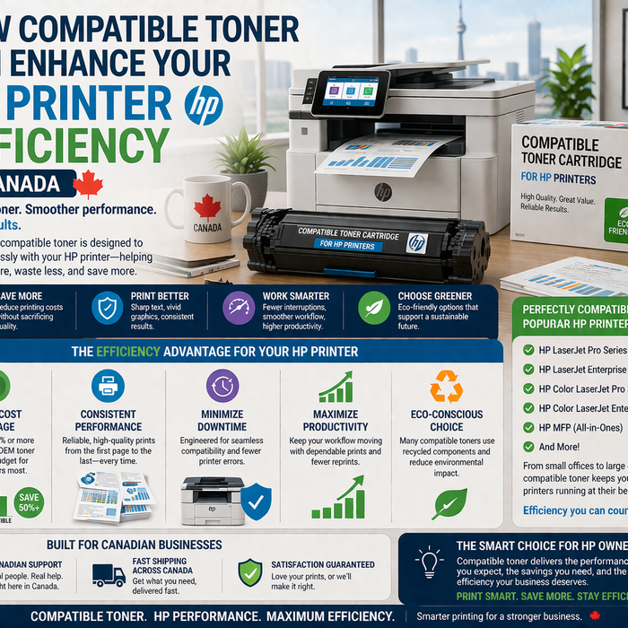 How Compatible Toner Can Enhance Your HP Printer Efficiency in Canada