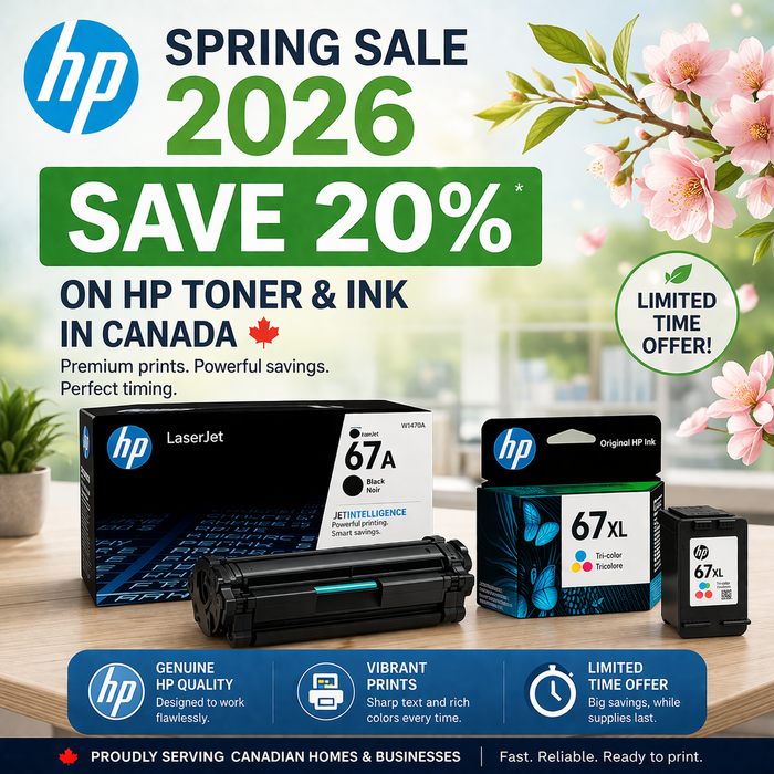 HP Spring Sale 2026: Save 20% on HP Toner & Ink in Canada