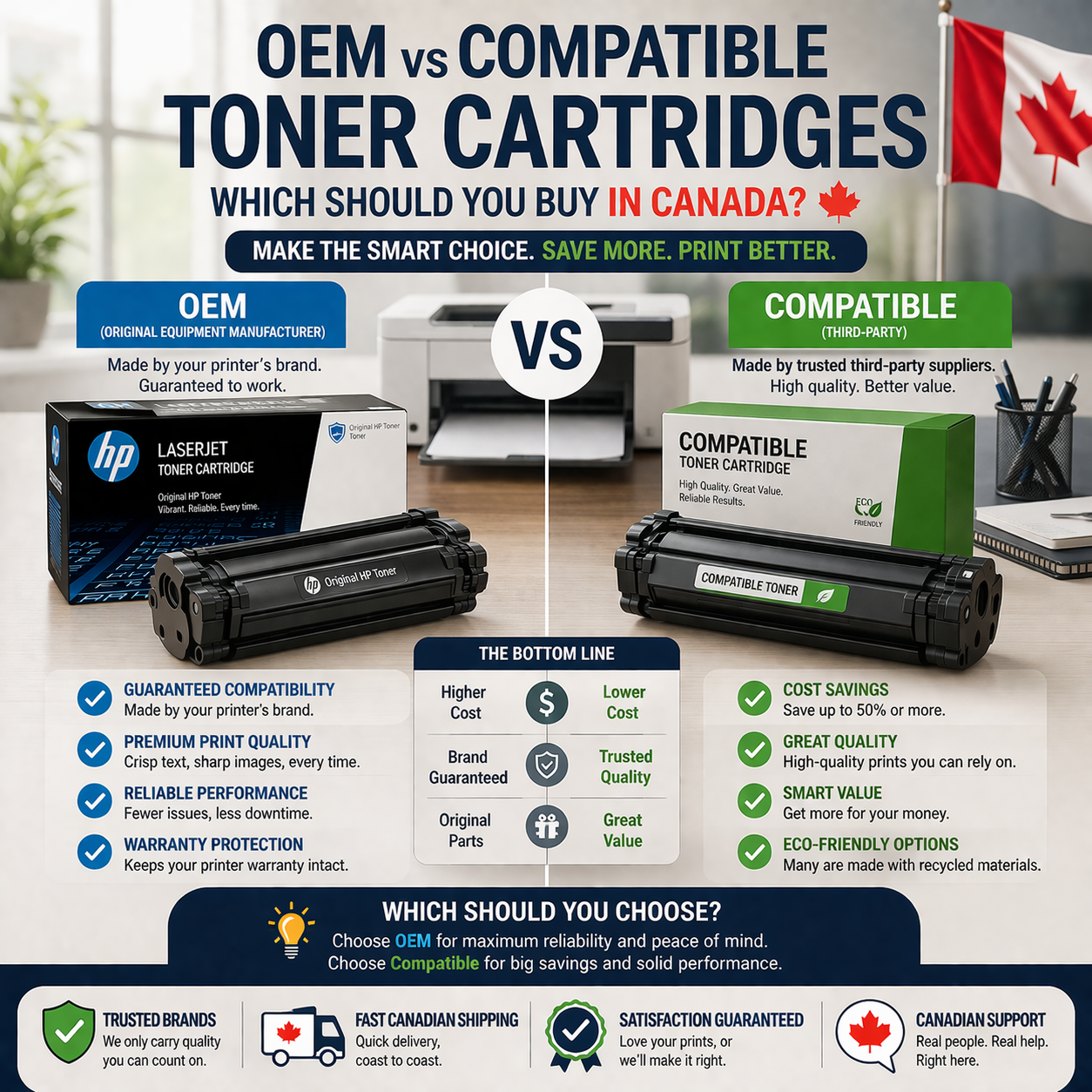 A Beginner's Guide to Buying Compatible Toner Cartridges in Canada