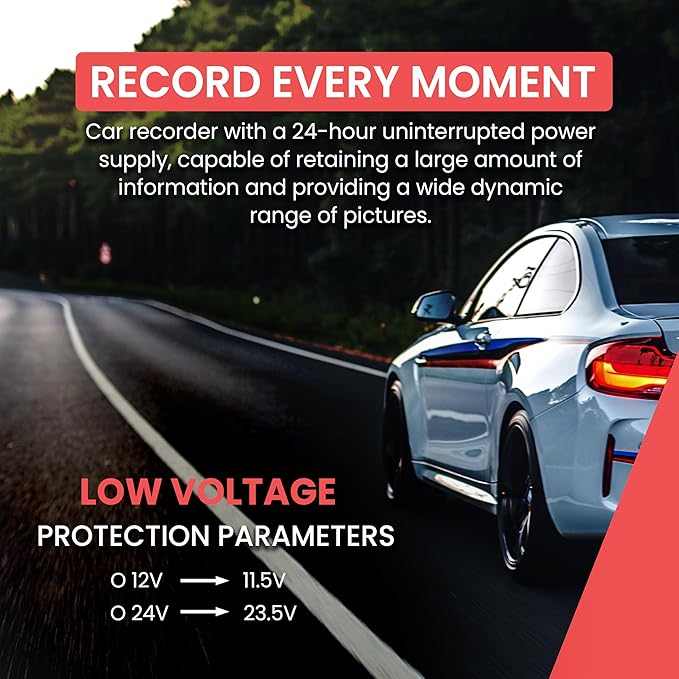 Nexio HW05 Type-C Hardwire Kit for Dash Cams - 12V/24V Continuous & Parking Mode Power