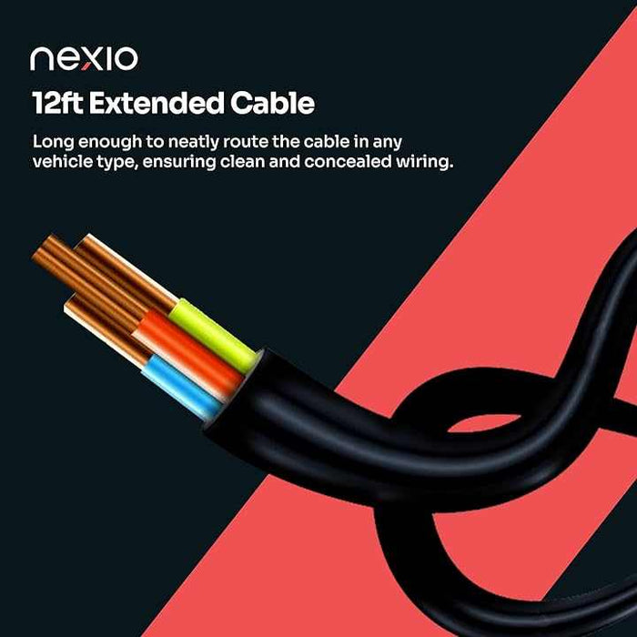 Nexio HW05 Type-C Hardwire Kit for Dash Cams - 12V/24V Continuous & Parking Mode Power