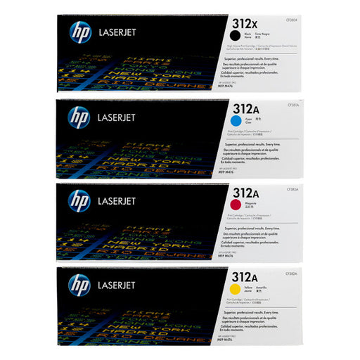 Get Toner.ca HP 312X High-Yield Colour Toner Bundle – 4 Pack (CF380X–CF383A)