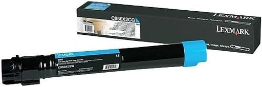 Lexmark C950 Cyan Toner Cartridge (C950X2CG), Extra High Yield