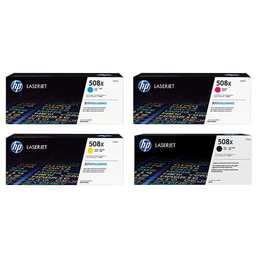 Get Toner.ca HP 508X High-Yield Colour Toner Bundle – 4 Pack (CF360X–CF363X)