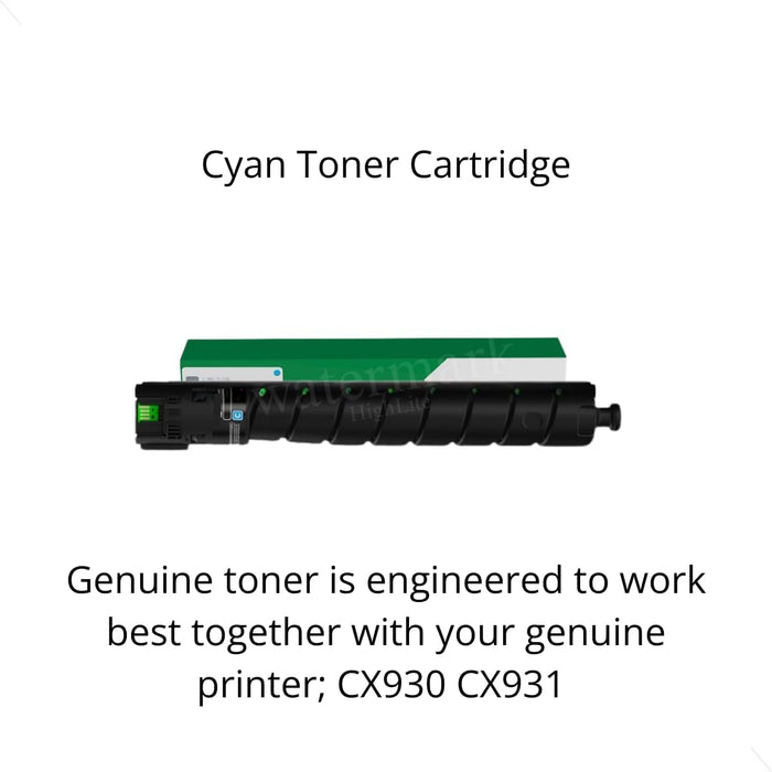 LEXMARK CX930/1 CYAN 16.5K TONER CARTRIDGE