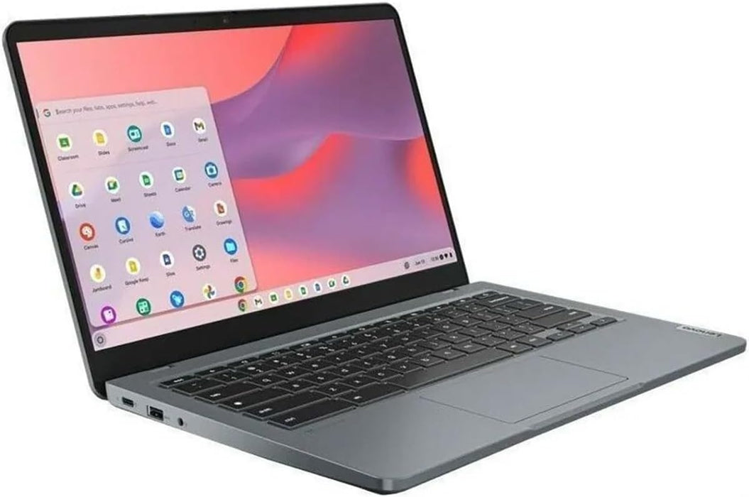 Lenovo 14e Chromebook Gen 3 82W60000US 14" Notebook - HD - 1366 x 768 - Intel N100 Quad-core (4 Core) - 4 GB Total RAM - 4 GB On-Board Memory - 32 GB Flash Memory - Storm Gray