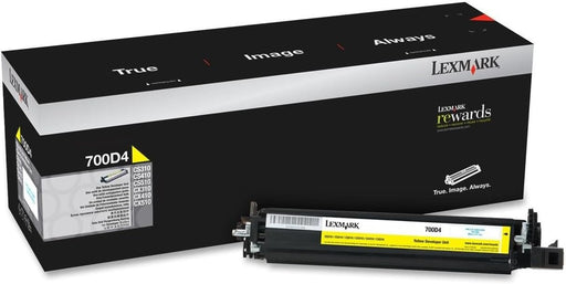 Lexmark 700D4 Yellow Developer Unit (70C0D40)