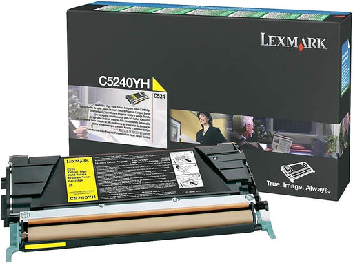 Lexmark C5240YH Yellow High Yield Return Program Toner Cartridge