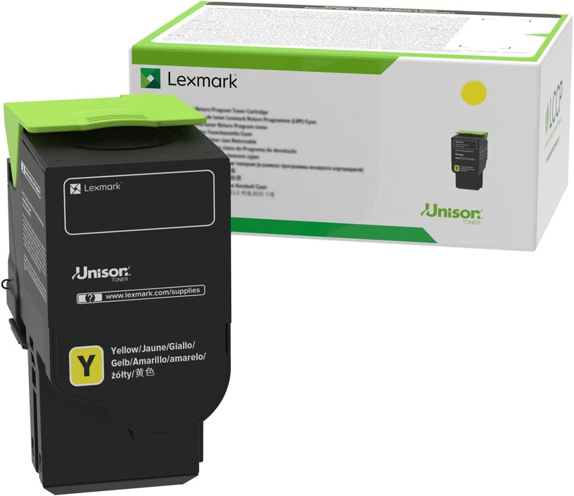 LEXMARK TONER F/ 78C1UYE UHY CONTRACT YEL
