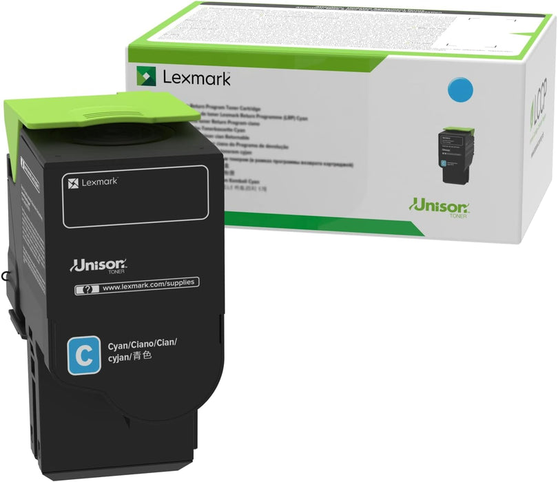 LEXMARK TONER F/ 78C1XCE XHY CONTRACT CYAN