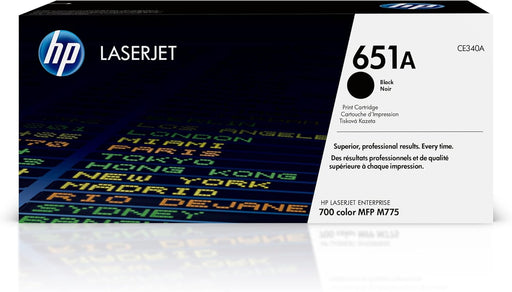 HP 651A (CE340A) Black Original LaserJet Toner Cartridge
