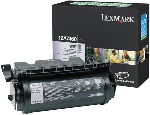Lexmark 12A7460 Standard Yield Black Return Program Toner Cartridge
