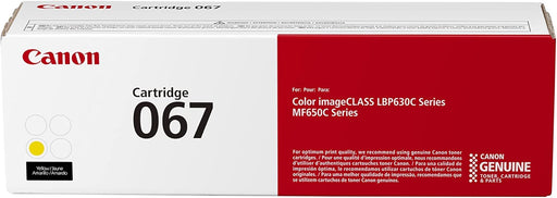 Canon 067 Yellow Toner Cartridge - Standard Yield