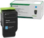 Lexmark 78C10C0 Lexmark 78C10C0 Cyan RetProg Toner – Compatible Printer Supply – Get Toner Canada