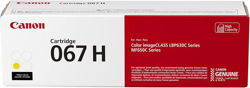 Canon 067 H Toner Cartridge - High-Capacity Yield - Yellow