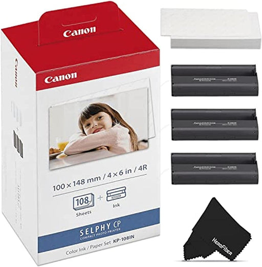 Canon KP-108IN 4" x 6" Colour Photo Paper & Ink Cassette (3115B001)