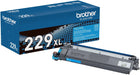 Brother TN229XLC High Yield Toner Cartridge - Cyan