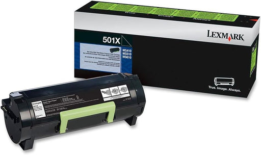 Lexmark 501X Extra High Yield Black Return Program Toner Cartridge