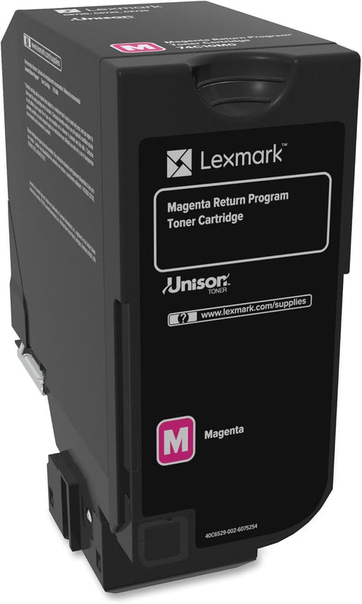 Lexmark 74C10M0 Magenta Return Program Toner Cartridge