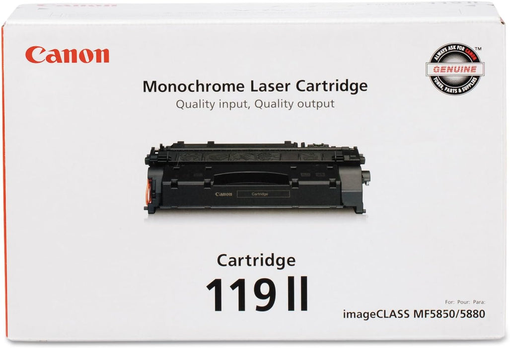 Canon 119 Black Toner Cartridge II (3480B001), High Yield