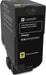 Lexmark CS725 Yellow High Yield Return Program Toner Cartridge (74C1HY0)