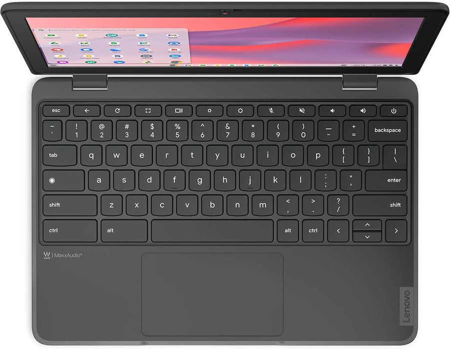 Lenovo 100e Chromebook Gen 4 83G80000US 11.6" Touchscreen Chromebook - HD - Intel N-Series N100-4 GB - 32 GB Flash Memory - English Keyboard - Graphite Gray