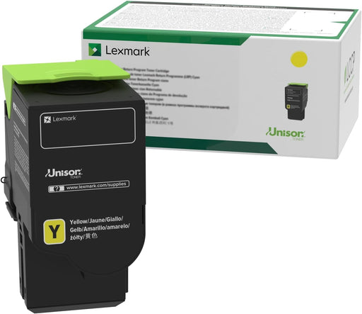 Lexmark 78C1XY0 Yellow Extra High Yield Return Program Toner Cartridge
