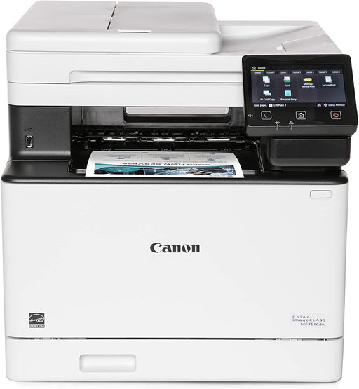 Canon Color imageCLASS MF751Cdw Multi-Function Wireless Mobile‐Ready Color Laser Printer