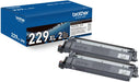 Brother TN229XL2PK High Yield Black Toner Cartridge Twin-Pack