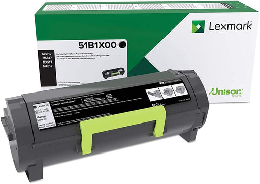 Lexmark MS/MX 517, 617 Extra High Yield Return Program Toner Cartridge (51B1X00)