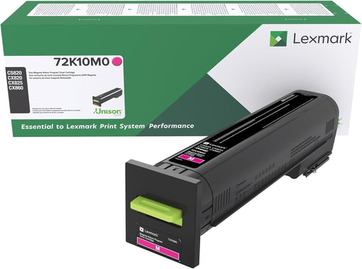 Lexmark CS820, CX820, CX825, CX860 Magenta Return Program Toner Cartridge (72K10M0)