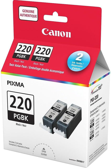 CANON INK PGI-220 TWIN VALUE PACK BLK