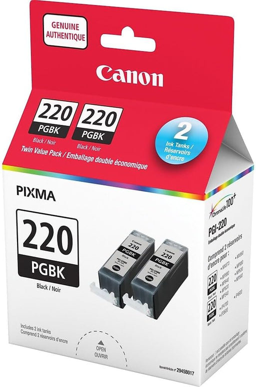 CANON INK PGI-220 TWIN VALUE PACK BLK