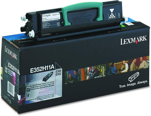 Lexmark E352H11A Black High Yield Return Program Toner Cartridge