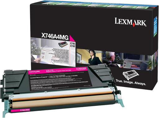 Lexmark X746 Magenta Standard Yield Return Program Toner Cartridge (X746A1MG)