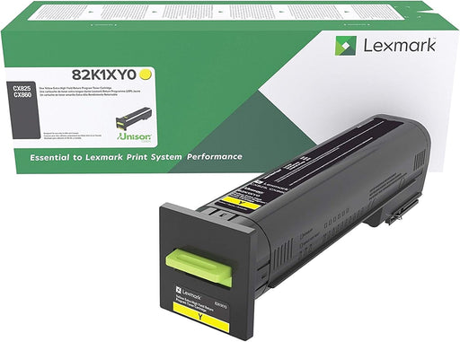 Lexmark CX825, CX860 Yellow Extra High Yield Return Program Toner Cartridge (82K1XY0)