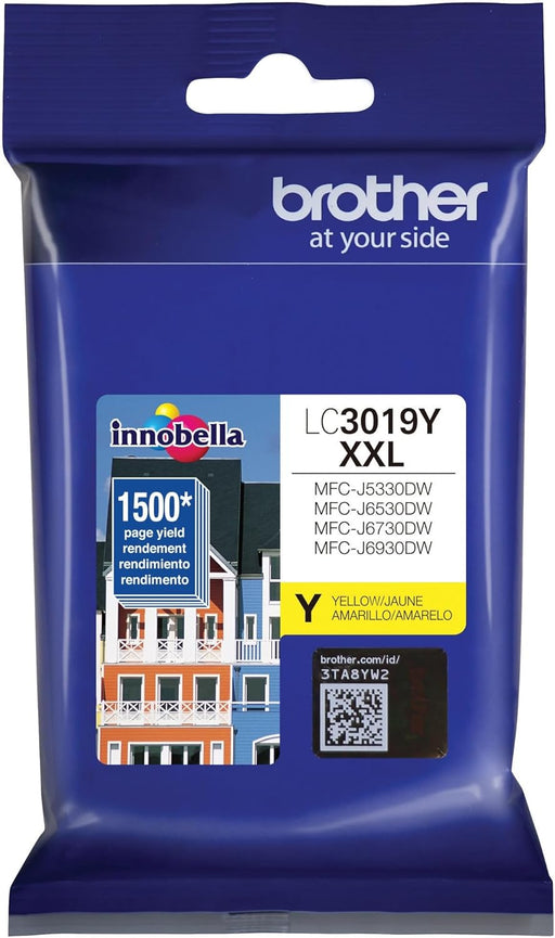 Brother LC3019 Yellow Ink Cartridge, Super High Yield (LC3019YS)