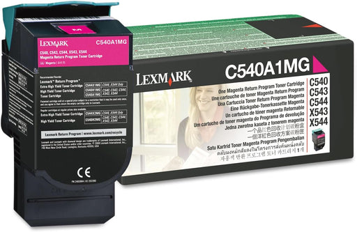 Lexmark C540A1MG Magenta Return Program Toner Cartridge
