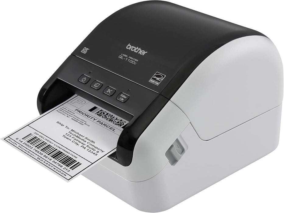 Brother QL-1100c Wide Format Label Printer, Shipping & Postage Labels