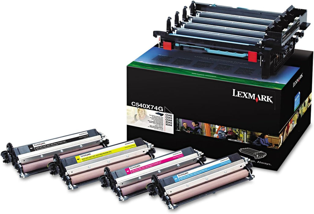 Lexmark C540X74G Black & Color Standard Yield Imaging Unit