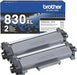 Brother Genuine TN830XL2PK Toner Cartridge High Yield - Black (2 Pack)