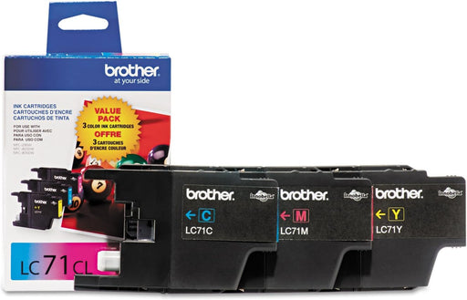 Brother LC71 Colour Ink Cartridges, Combo Pack (LC713PKS)