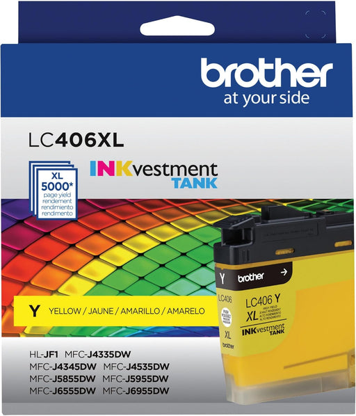 LC406XLYS Brother INKvestment Yellow Ink Cartridge