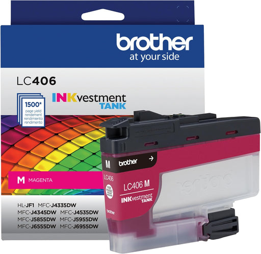 LC406MS Brother INKvestment Magenta Ink Cartridge