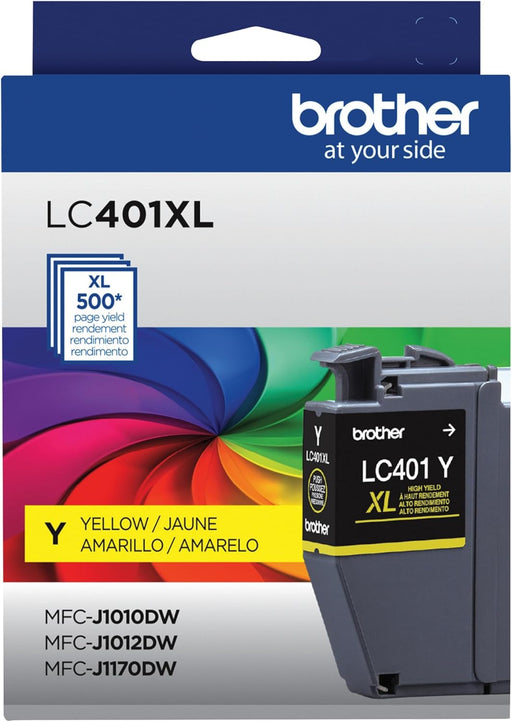 Brother LC401XLYS Yellow Ink Cartridge
