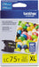 Brother LC75 Yellow Ink Cartridge, High Yield (LC75YS)