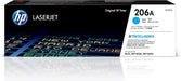HP 206A Cyan Original LaserJet Toner Cartridge