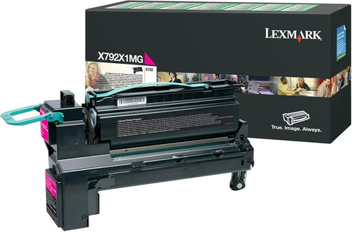 Lexmark X792 Magenta Return Program Print Cartridge, Extra High Yield (X792X1MG)