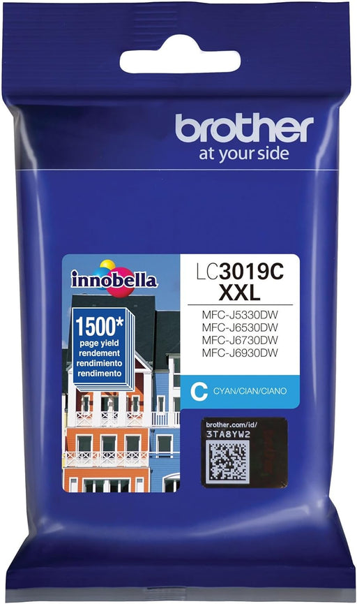 Brother LC3019 Cyan Ink Cartridge, Super High Yield (LC3019CS)
